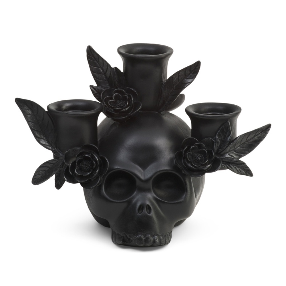 Christian Lacroix Skull Candle Holder